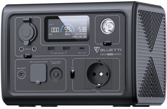 Зарядна станція Bluetti EB3A (600 Вт, 268 Вт⋅год, LiFePO4) | Зображення 4
