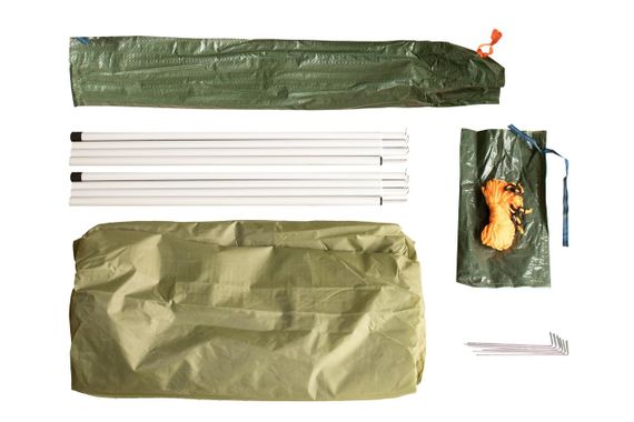 Тент туристичний зі стійками Tramp Lite Tent Зелений TLT-034 | Зображення 6