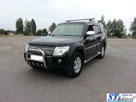 Кенгурятник QT006 (нерж.) 51 мм для Mitsubishi Pajero Wagon III | Зображення 1