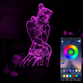 Акриловый светильник-ночник управление с телефона Джолин Куджо 2 tty-n001800