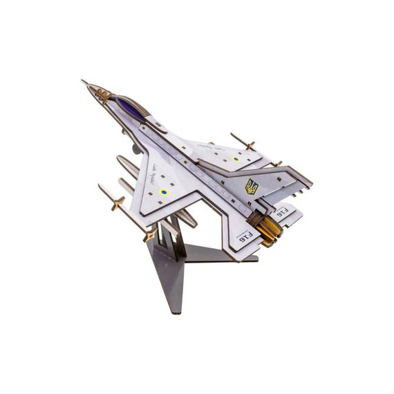 Дерев'яний 3D конструктор "F16" Арт-26913, 79 деталей | Зображення 5