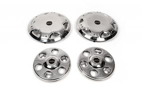 Ковпаки з нержавійки OEM (2-котковий) для Mercedes Sprinter 1995-2006 рр