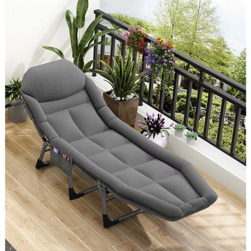 Складане дорожнє ліжко TRIZAND з матрацом і міцним каркасом | Зображення 2