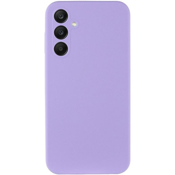 Чехол Silicone Cover Lakshmi Full Camera (AAA) для Samsung Galaxy S24 FE Сиреневый / Dasheen | Зображення 1