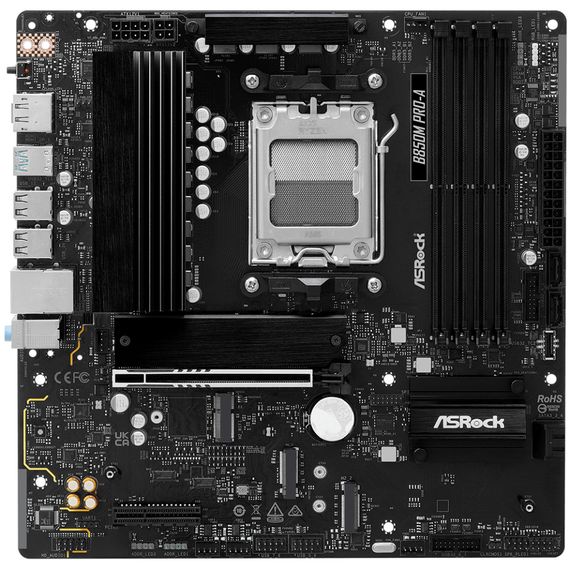 ASRock B850M Pro-A (AM5/B850, 4*DDR5, PCIex16, HDMI/DP, 4xSATA,3xM.2, 2.5GLan, mATX) | Зображення 5