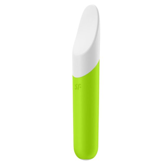 Мінівібратор з гнучким язичком Satisfyer Ultra Power Bullet 7, Салатовий | Зображення 1