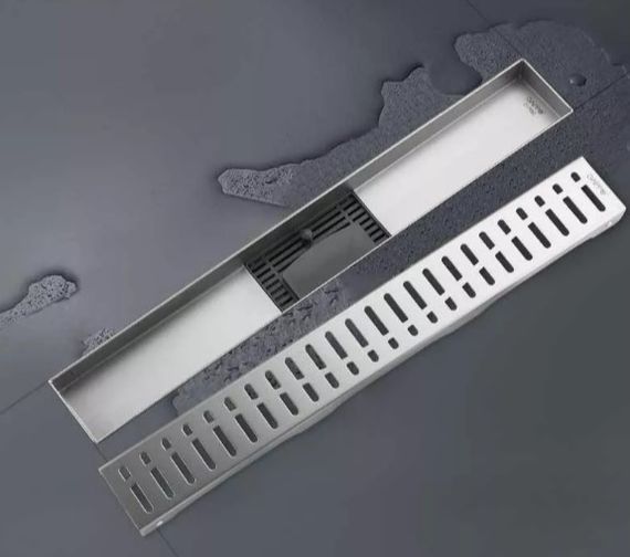 Душовий трап Gappo 70х400 мм, нержавіюча сталь G84007-3 | Зображення 1