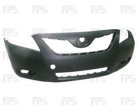 Передний бампер Toyota Camry V40 06-10 LE/XLE (без отв. спойлера ) с отв. под крюк (под покраску) (FPS)