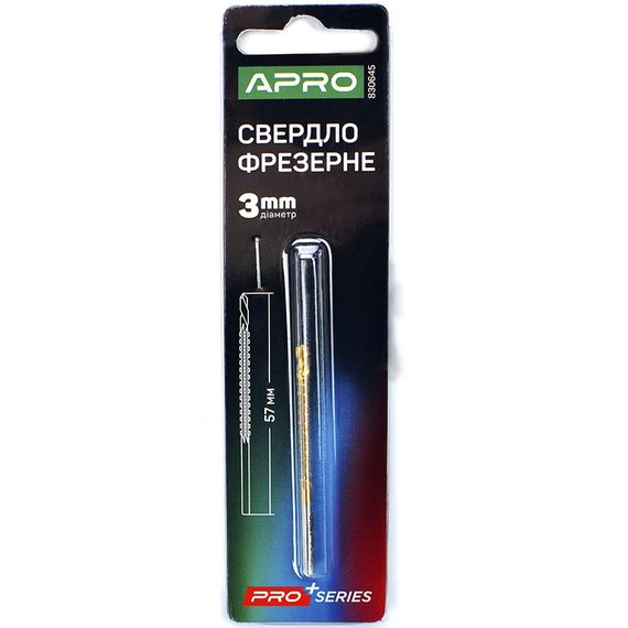 Свердло фрезерне Ø3 мм APRO 8306451