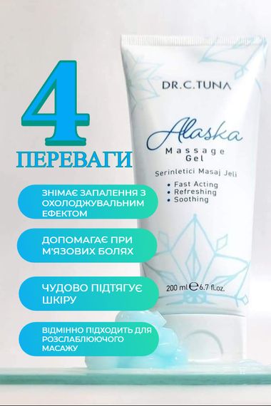 Охлаждающий массажный гель Farmasi Alaska 210 ml | Зображення 1