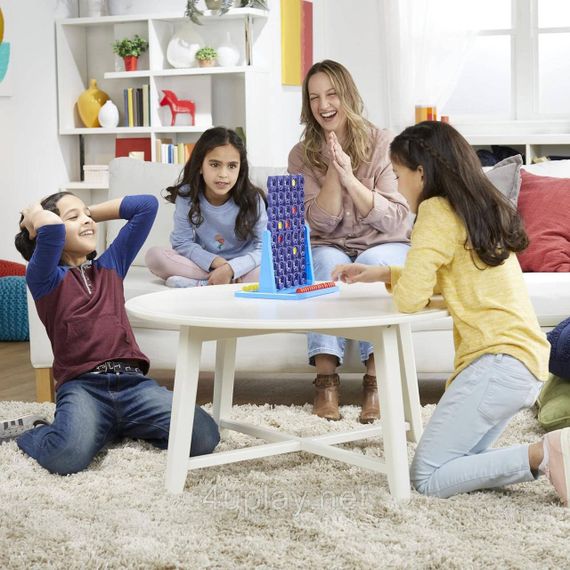 Настольная игра Собери четверку (Четыре в ряд) Hasbro Gaming Connect 4 Spin Game | Зображення 7