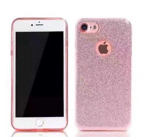Силіконовий чохол Glitter для iPhone 7 рожевий Remax 700203