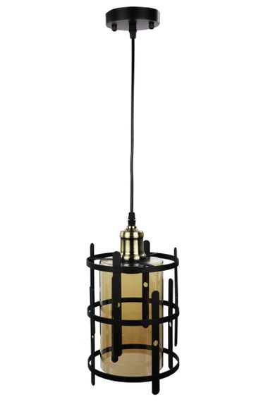 Люстра підвісна LOFT на 1 лампочку 25057 Чорний 40-90х17х17 см.