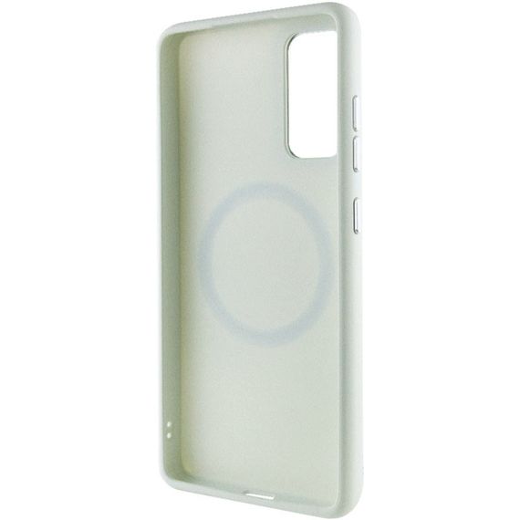 TPU чохол Bonbon Metal Style with MagSafe для Samsung Galaxy S23 Білий / White | Зображення 2