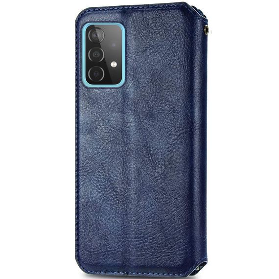 Кожаный чехол-книжка GETMAN Cubic (PU) для Samsung Galaxy A23 4G Синий | Зображення 1