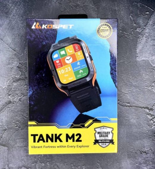 Спортивний Розумний Годинник Kospet Tank M2 Black + Спортивні Режими, Водозахист, Дзвінки 1077-0250 | Зображення 7