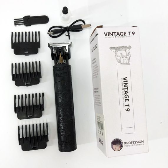 Машинка для стрижки с множеством насадок Vintage T9-2, Универсальный тример для стрижки и бритья JK-46 | Зображення 1