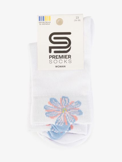 Шкарпетки жіночі PremierSocks 14B35/1-3Д 36-38 Білий shop (4820203390687) | Зображення 2