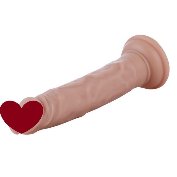 Реалистичный фаллоимитатор для секс-машин Hismith 7.5″ Flexible Silicone Dildo, система KlicLok sexstyle