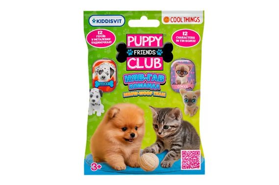 Фігурка-сюрприз PC062 COOL THINGS серії "Puppy Club" - НЯВ-ГАВ КОМАНДА (в ас.) | Зображення 1