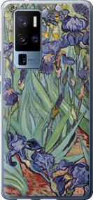 Чехол на Vivo X50 Pro Plus Винсент Ван Гог. Ирисы "161u-2056-17620"