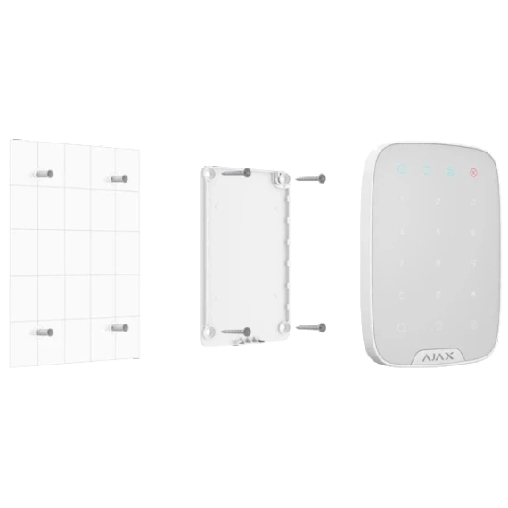 Ajax Smartbracket Keypad white Кріпильна панель - Аксесуари охоронні | Зображення 1