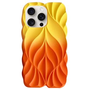 TPU чохол Leaf для Apple iPhone 16 Pro Max (6.9") Yellow / Orange