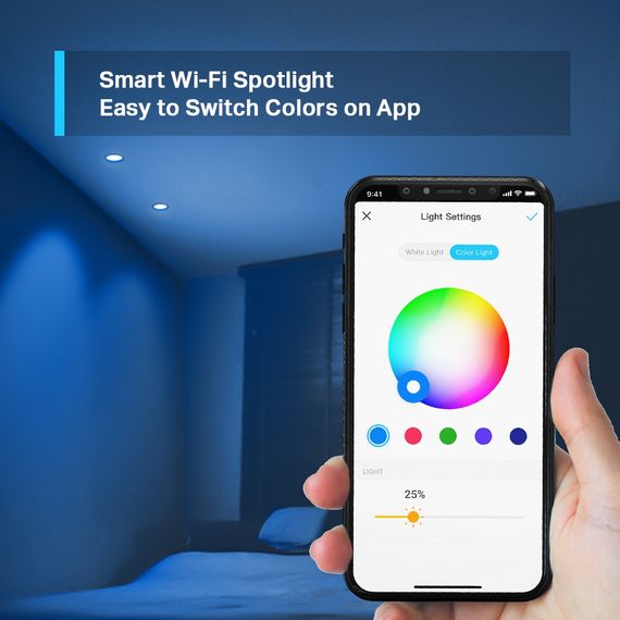 Розумна багатокольорова Wi-Fi лампа TP-Link Tapo L630 N300 GU10 (TAPO-L630) | Зображення 2