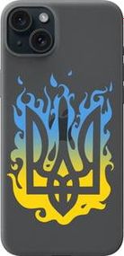Чохол на iPhone 15 Plus Герб із силікону FCh_009178