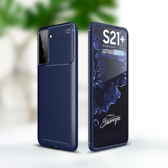 Противоударный чехол AF Samsung S21 Plus синій | Зображення 1