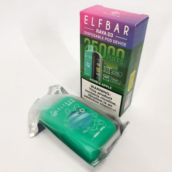 Elf Bar Raya D3 25000 смак Яблуко (Double Apple) | Зображення 1