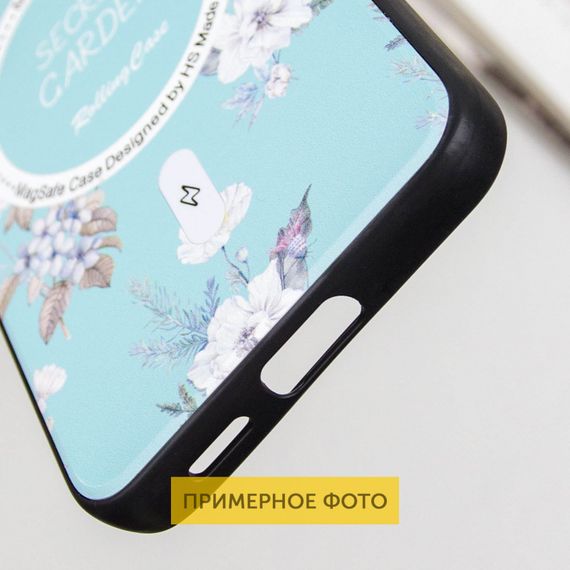 TPU+PC чохол Secret Garden with MagFit для Samsung Galaxy S23 FE Mint | Зображення 7