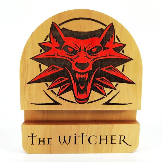 Підставка тримач для мобільного телефону, смартфона, планшета The Witcher Майстерня містера Томаса 12х10см | Зображення 2