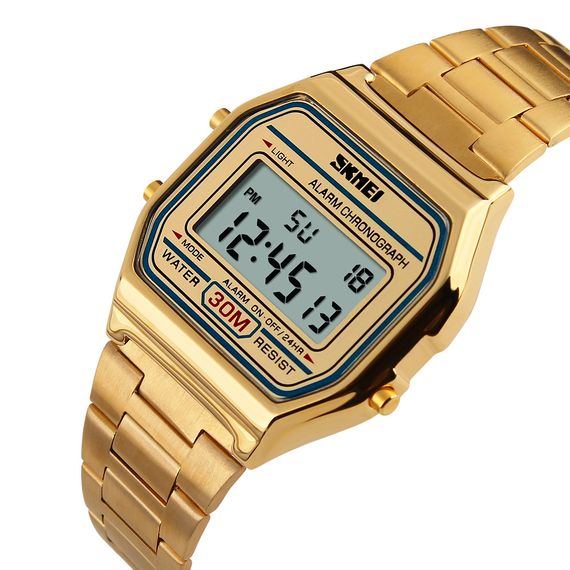 Наручний годинник Skmei 1123GD Gold | Зображення 3