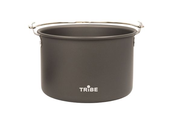 Казанок туристичний Tribe Pot 4л Alu алюмінієвий великий, Похідний легкий казан трайб, Казанок для кемпінгу і походу | Зображення 2