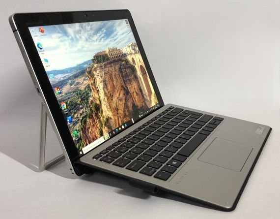 Нетбук-трансформер Б-клас HP Elite X2 1012 G2 / 12.3" (2736x1824) IPS Touch / Intel Core i5-7200U (2 (4) ядра по 2.5 - 3.1 GHz) / 8 GB DDR3 / 256 GB SSD / Intel HD Graphics 620 / WebCam / Win 10 Pro б/в + Подарунок Накопичувач Kingston 64 ГБ | Зображення 6