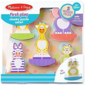 Розвиваюча іграшка Melissa&amp;Doug Формовий пазл Сафарі (MD1886)