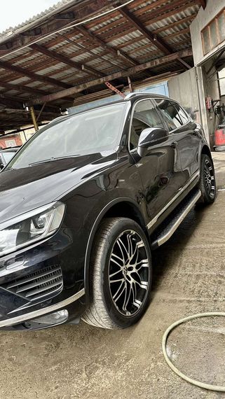 Бокові пороги BlackLine (2 шт, алюміній) для Volkswagen Touareg 2010-2018 рр | Зображення 3