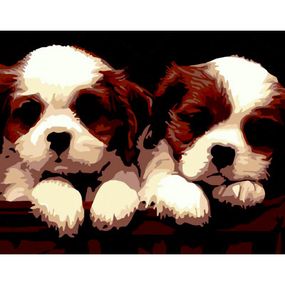 Картина по номерам ZiBi Близнецы 40*50 см ART Line (ZB.64242) - Топ Продаж!