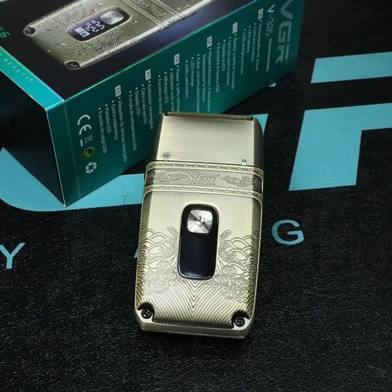 Профессиональная электробритва Шейвер VGR V-335 Shaver с тремя ножевыми блоками, бритва для бороды | Зображення 3