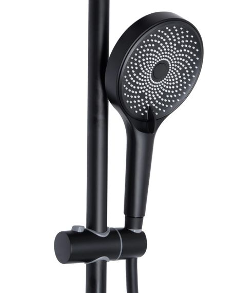 Душова система універсальна Qtap Slavonice Black Matt з виливом QTSLA111BLM45911 | Зображення 8