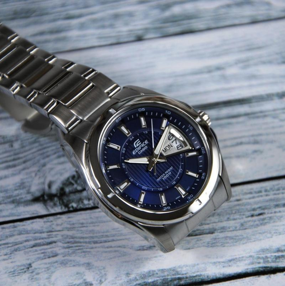 Годинники чоловічі сталеві кварцові оригінальні Японія Casio Edifice EF-129D-2AVEF (модуль 5125) | Зображення 2