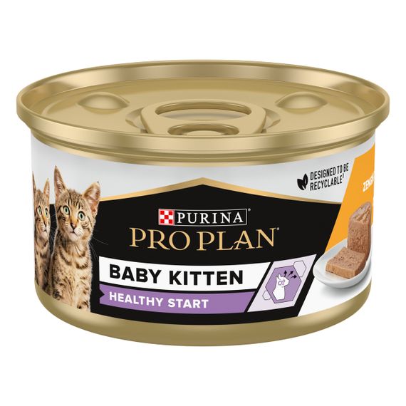Влажный корм Purina Pro Plan Baby Kitten Healthy Start для котят с курицей 30х85г | Зображення 2