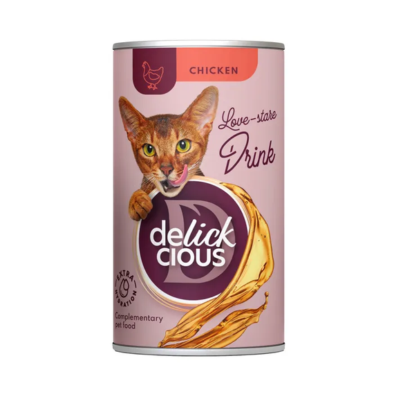 Суп ласощі Delickcious для дорослих котів, з куркою 140г