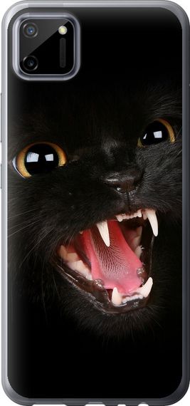 Чехол на Realme C11 2020 Чёрная кошка "932u-2031-17620"