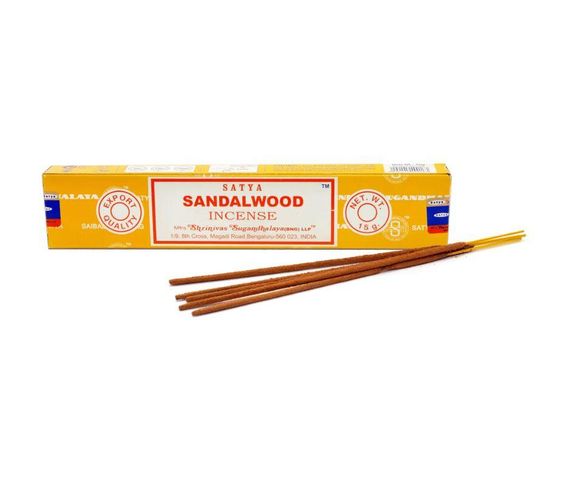 Аромапалички (пахощі) Satya Sandalwood (Сандалове дерево) 15г 8904245400163