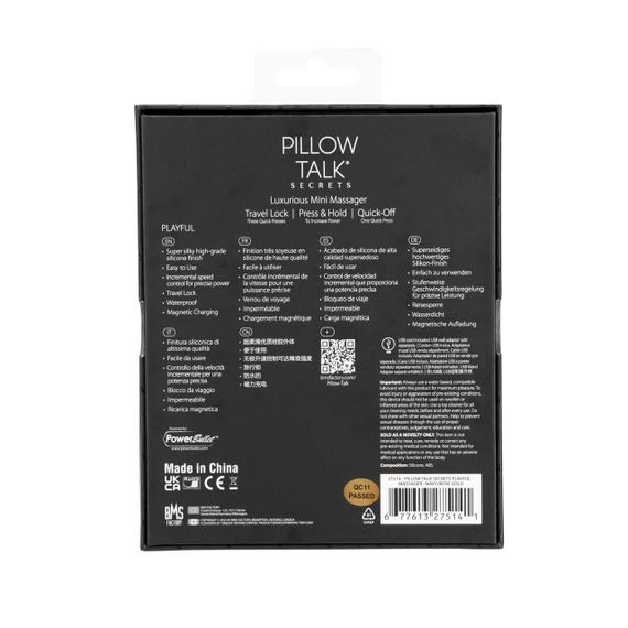 Кліторальний вібратор Pillow Talk Playful з гнучкими вушками водонепроникний на акумуляторі | Зображення 7