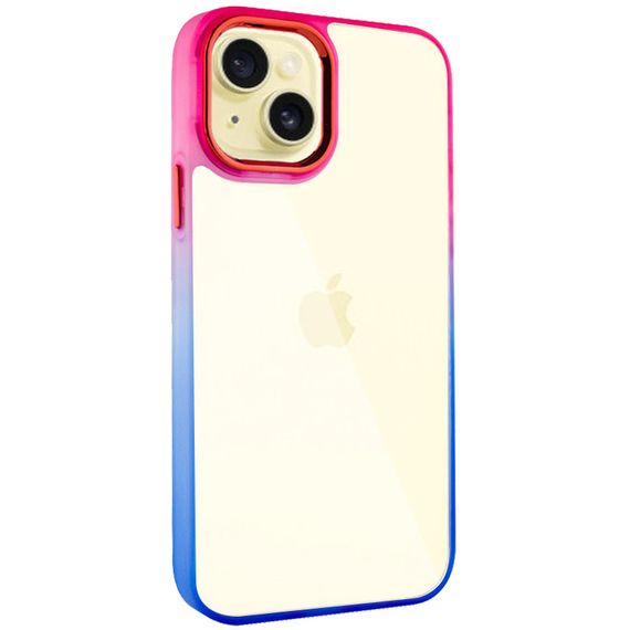 Чохол TPU+PC Fresh sip series для Apple iPhone 14 Plus (6.7") Синій / Рожевий