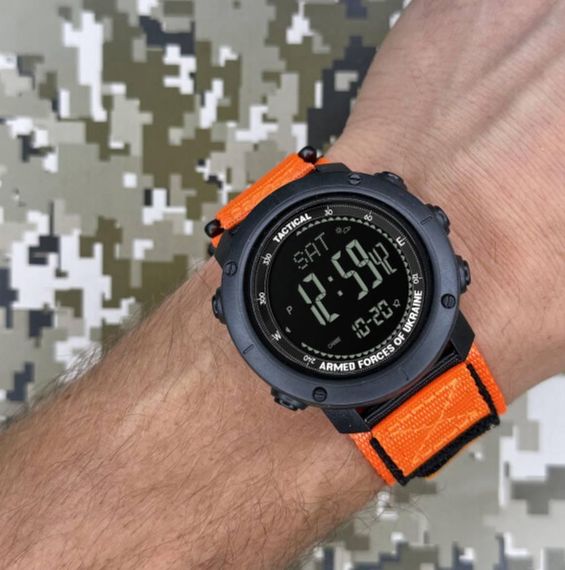 Чоловічий годинник Awarder 036 Nylon Black-Orange 1202-0098 | Зображення 3