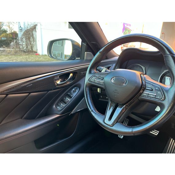 Карбоновые вставки в салон (для Q50) для Infiniti Q50/Q60 2013-2024 гг | Зображення 2